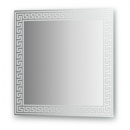 Зеркало с орнаментом - меандр 60х60см