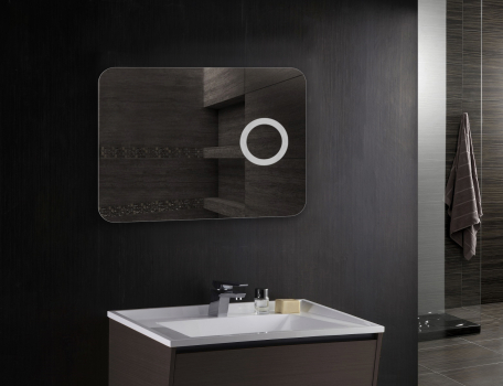 Зеркало «Визуал» с LED кругом-подсветкой