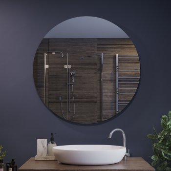 Зеркало «Альфа» круглое с интерьерной подсветкой