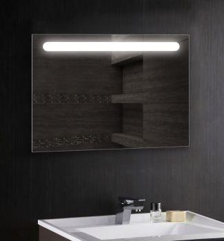 Зеркало «Уно» с LED подсветкой вверху