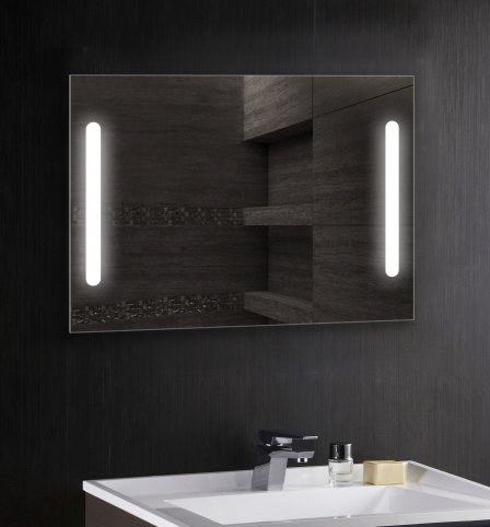 Зеркало «Флип» с LED подсветкой по бокам