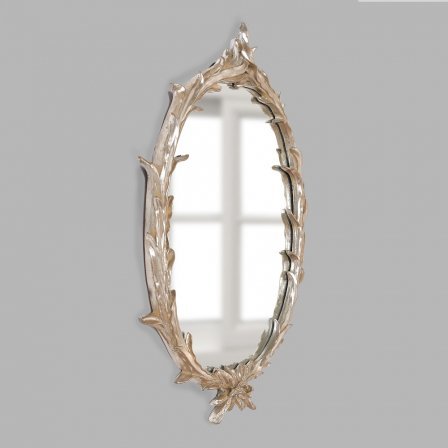 Зеркало "Буа" silver