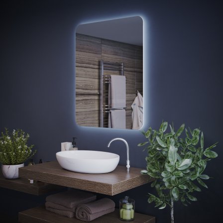 Зеркало "Пласс" с Ambilight подсветкой по периметру 