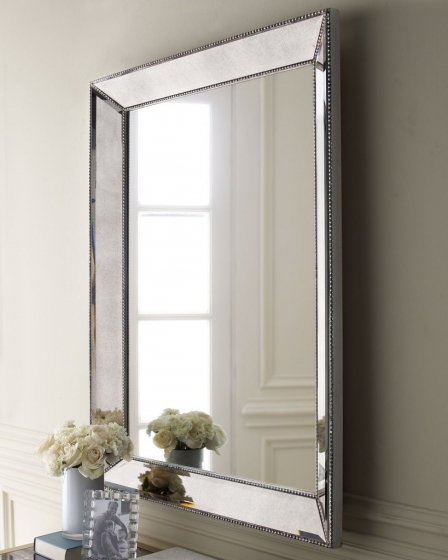 Зеркало в раме "Франческо" Pale Silver