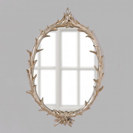 Зеркало "Буа" silver