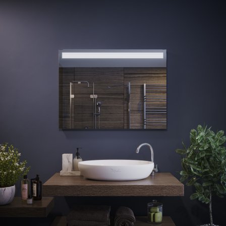 Зеркало «Ризо» с LED подсветкой вверху