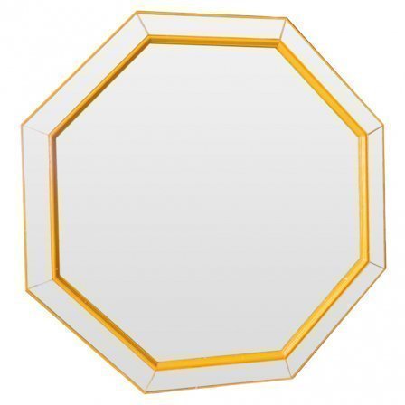 Зеркало "Yellow octagon"