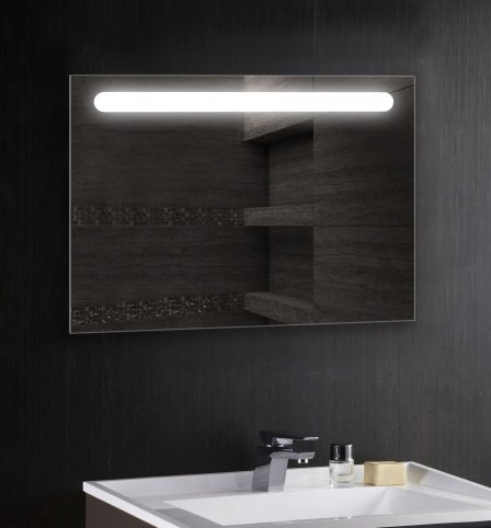 Зеркало «Уно» с LED подсветкой вверху