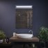 Зеркало с верхней LED подсветкой