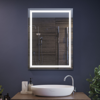 Зеркало «Крона» с LED подсветкой по периметру  Зеркало «Крона» с LED подсветкой по периметру