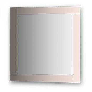 Зеркало с зеркальным обрамлением 60x60см Зеркало с зеркальным обрамлением 60x60см