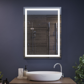 Зеркало с LED подсветкой по периметру Зеркало с LED подсветкой по периметру